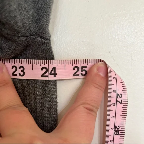 Men’s Mio Marino Fine Cotton Long Sleeve Crewneck Sweater Size 3XL Gray Preppy - Picture 5 of 7